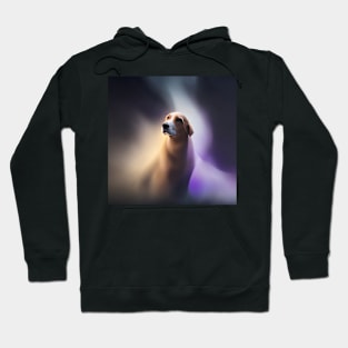 DOG DESIGN IN MULTICOLORED MIST Hoodie